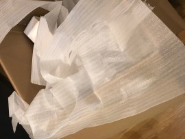 picture of plastic packing foam sheets